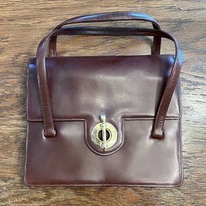 Vintage Saks Fifth Avenue Purse with Unique Clasp